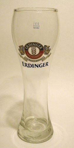ERDINGER PILSNER BEER GLASS