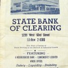 UNUSUAL TWO-SIDED (TWO BANKS) CANVAS DEPOSIT BAG