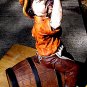 WINEMAKER ON A BARREL LARGE FIGURINE