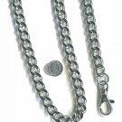 BRIGHT STAINLESS STEEL 42" CHAIN NECKLACE