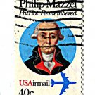PHILIP MAZZEI 40-CENT AIRMAIL STAMP. U.S. NO. C98.