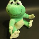 SMILING GREEN "HUG ME" FROG by Progressive Plush. Free Shipping.