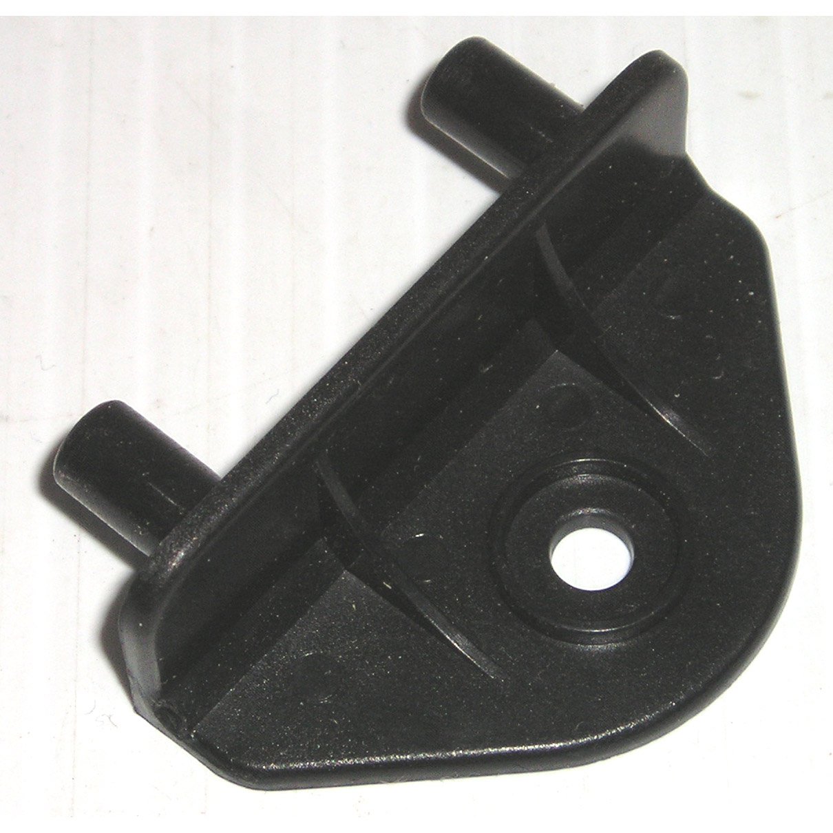 Drawer Front / Toe Kick / Fascia Mounting Bracket Plate Black Plastic