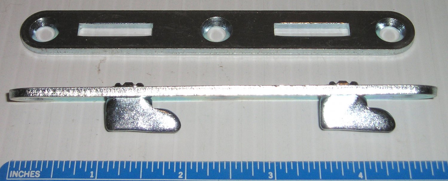 Bed Rail Connectors 5" Double Hook Style Steel