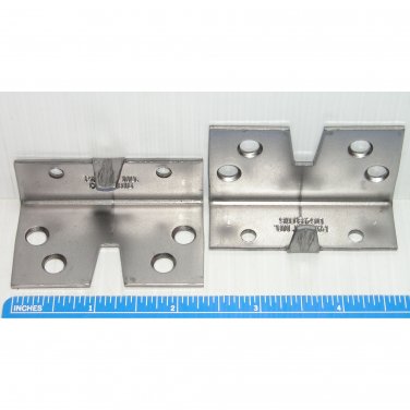 Steel Bed Slat Mounting Brackets 1-3/8" x 2-3/8" x 1"