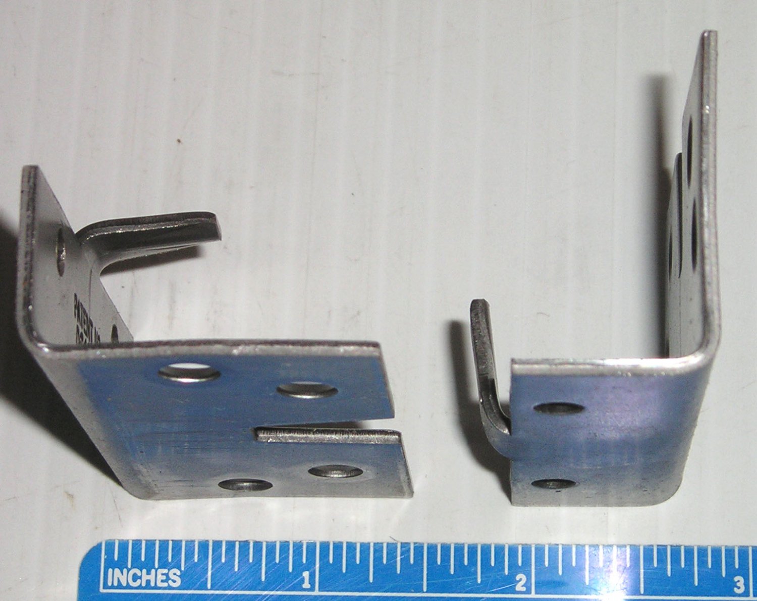 Steel Bed Slat Mounting Brackets 1-3/8" x 2-3/8" x 1"