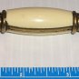 5" Antique Brass with Almond Insert Cabinet Door / Drawer Handle 3" CTC Screw Mounting