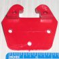 Red Plastic Drawer Slide Guide for 3/4" x 5/16" Track, 1-1/2"W x 1-3/4"H