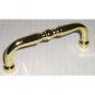 Ornate Wire Pull Polished Brass Finsh 3" CTC for Cabinet Door / Drawer Handle