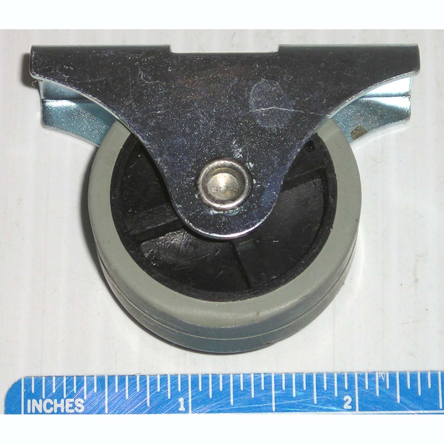Drawer Roller Caster Wheel Gray Rubber on Plastic Under Bed Drawer Storage