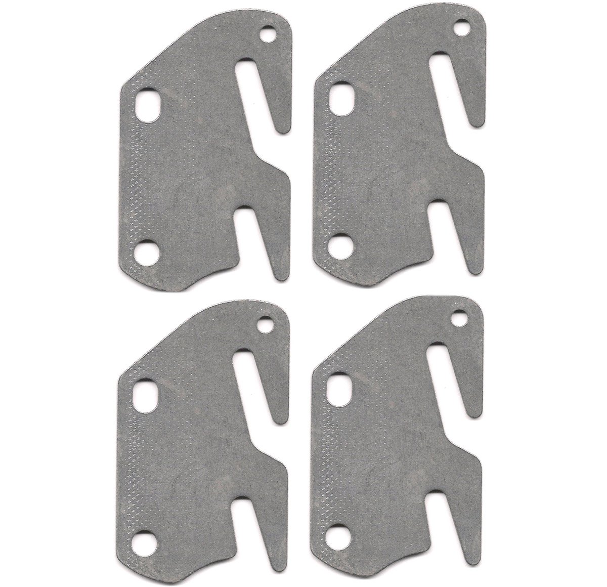 4 Bed Rail Double Hook Plates Fits 2, Bed Frame Double Hook Bracket