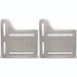 5" Bed Rail Frame Headboard Modification Adapter Plate Steel, Horizontal and Vertical Adjustments