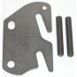 Wood Bed Rail Double Hook Slot Plate Replacement End & Pins  For 2" Center Bracket / Bed Post
