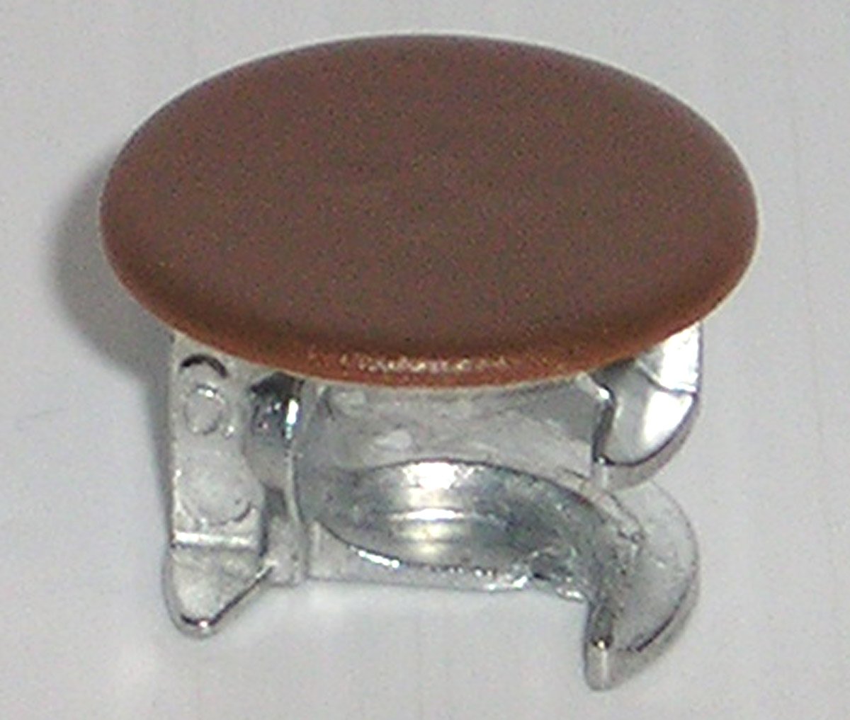 15mm x 12mm Cam Lock Fasteners & Brown Cover Caps (10 Pk) Furniture