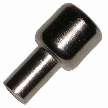 5mm x 8mm x 16mm Long Chrome Shelf Support Rest Pin / Peg (12)