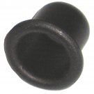 1/4" Black Sleeve Grommet for Shelf Support Pin - Rest - Peg (20 Pack)