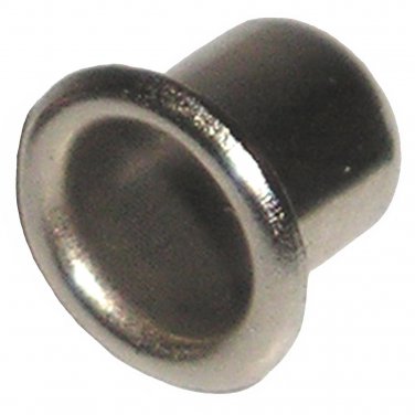 5mm Nickel Sleeve Grommet for Shelf Support Pin - Rest - Peg (20 Pack)