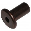 1/4" - 20 Dark Bronze Furniture Connector Cap Nuts 17mm Diameter Head, Hex Drive (4 Pack)