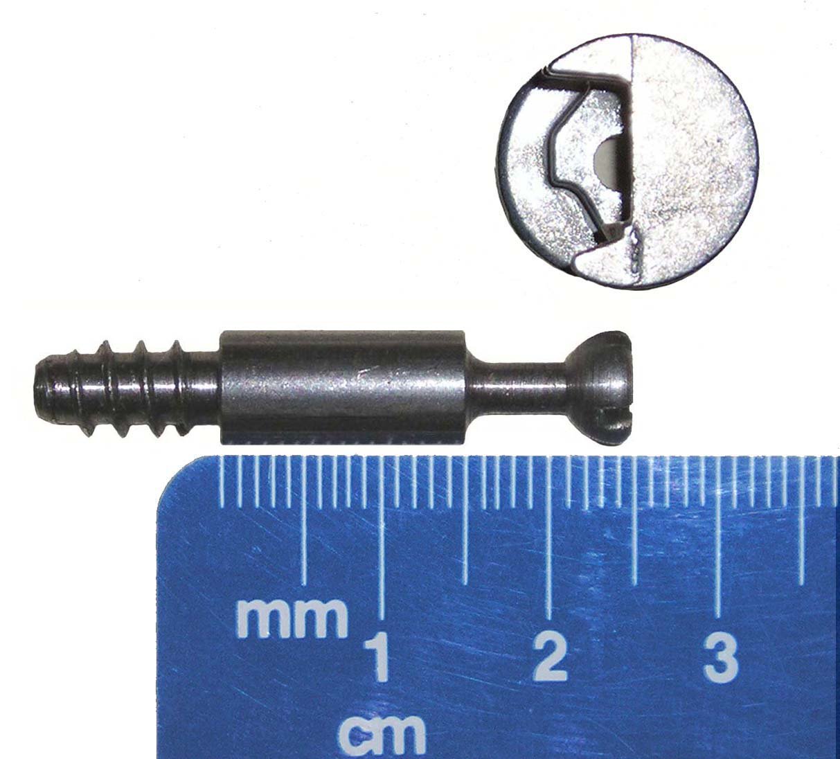 Cam Lock Furniture Fastener Kit 15mm x 12mm Cam with 24.5mm Dowel (5 Pack)