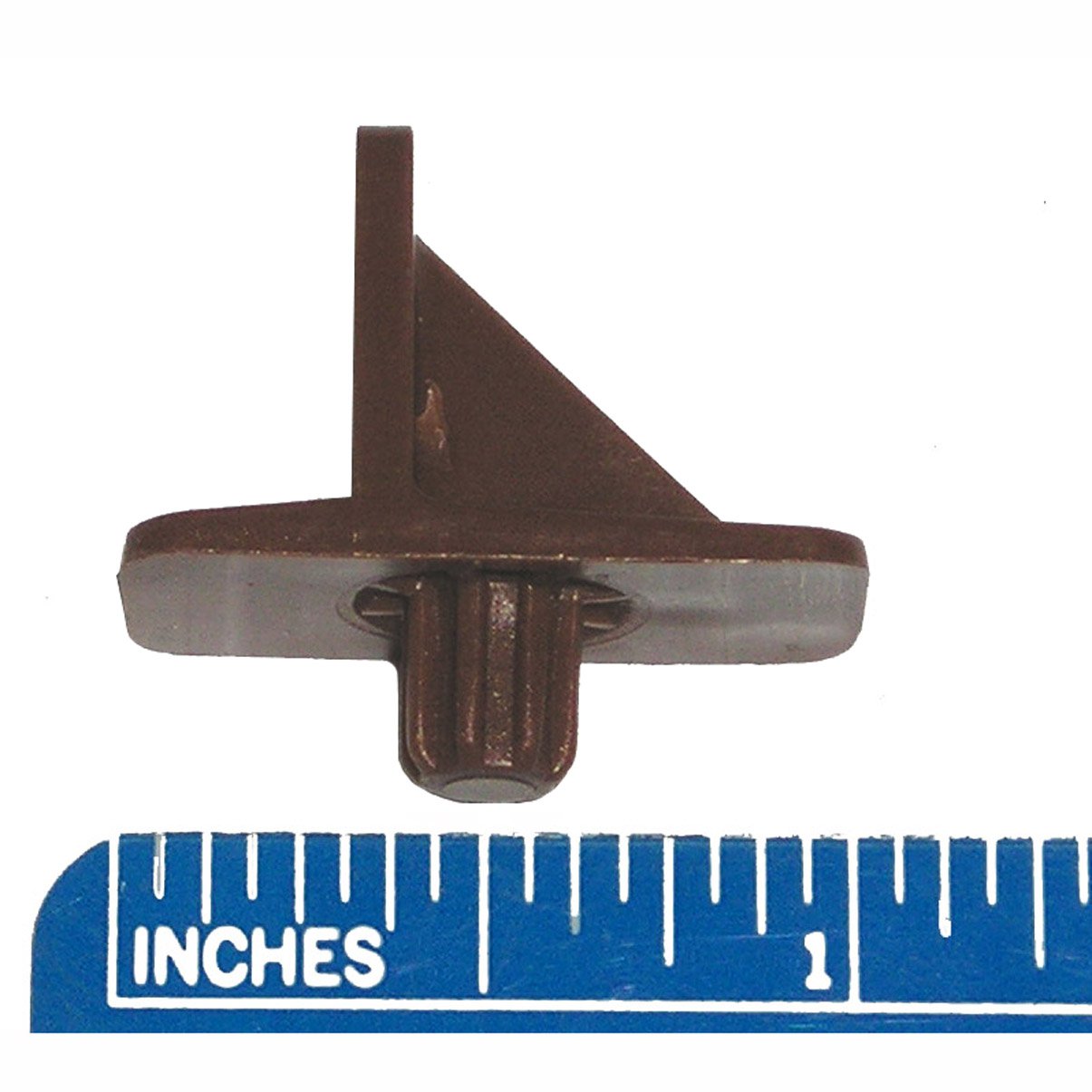 Brown Plastic Shelf Rest / Support / Peg for 1/4" Hole (20 Pack)