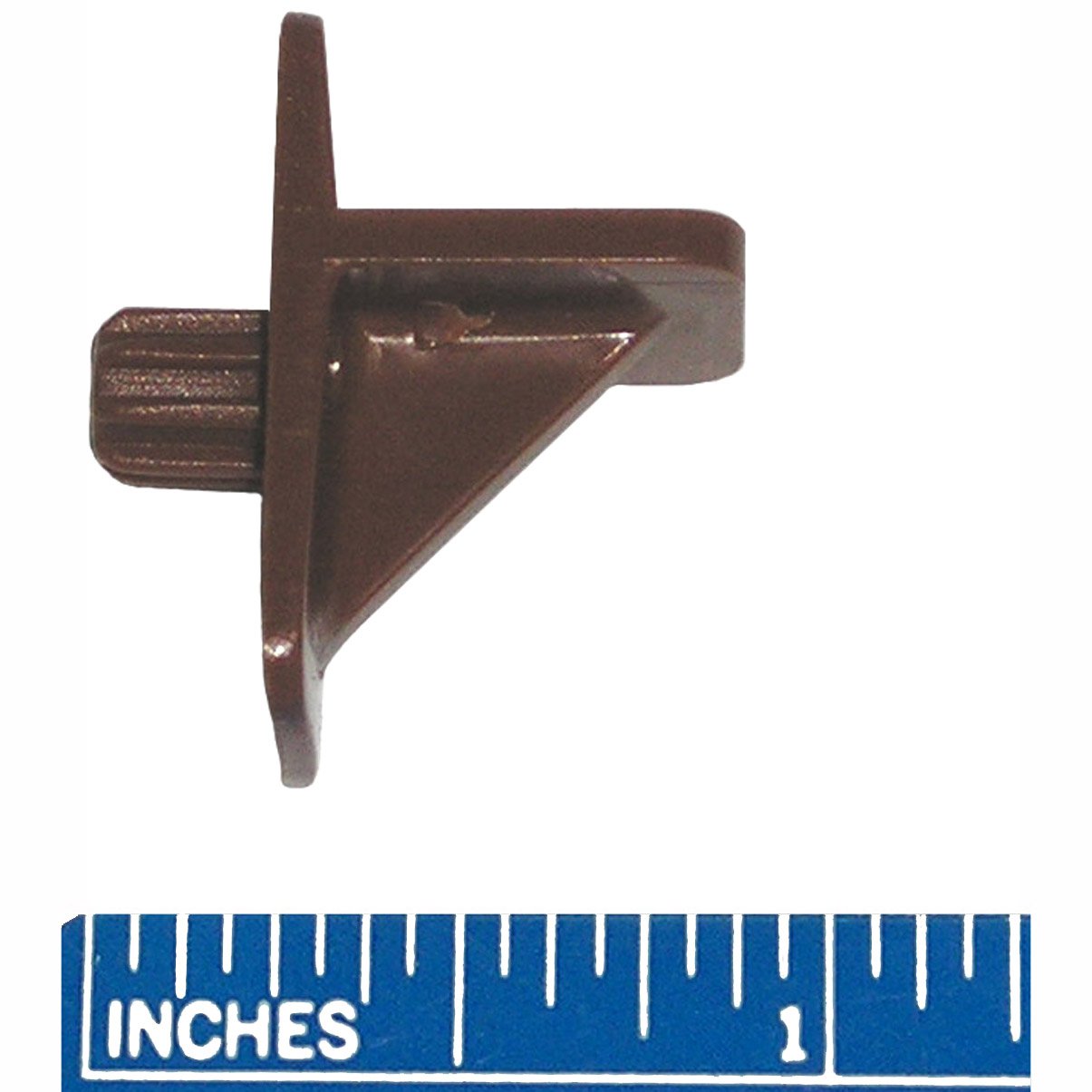 Brown Plastic Shelf Rest / Support / Peg for 1/4" Hole (20 Pack)