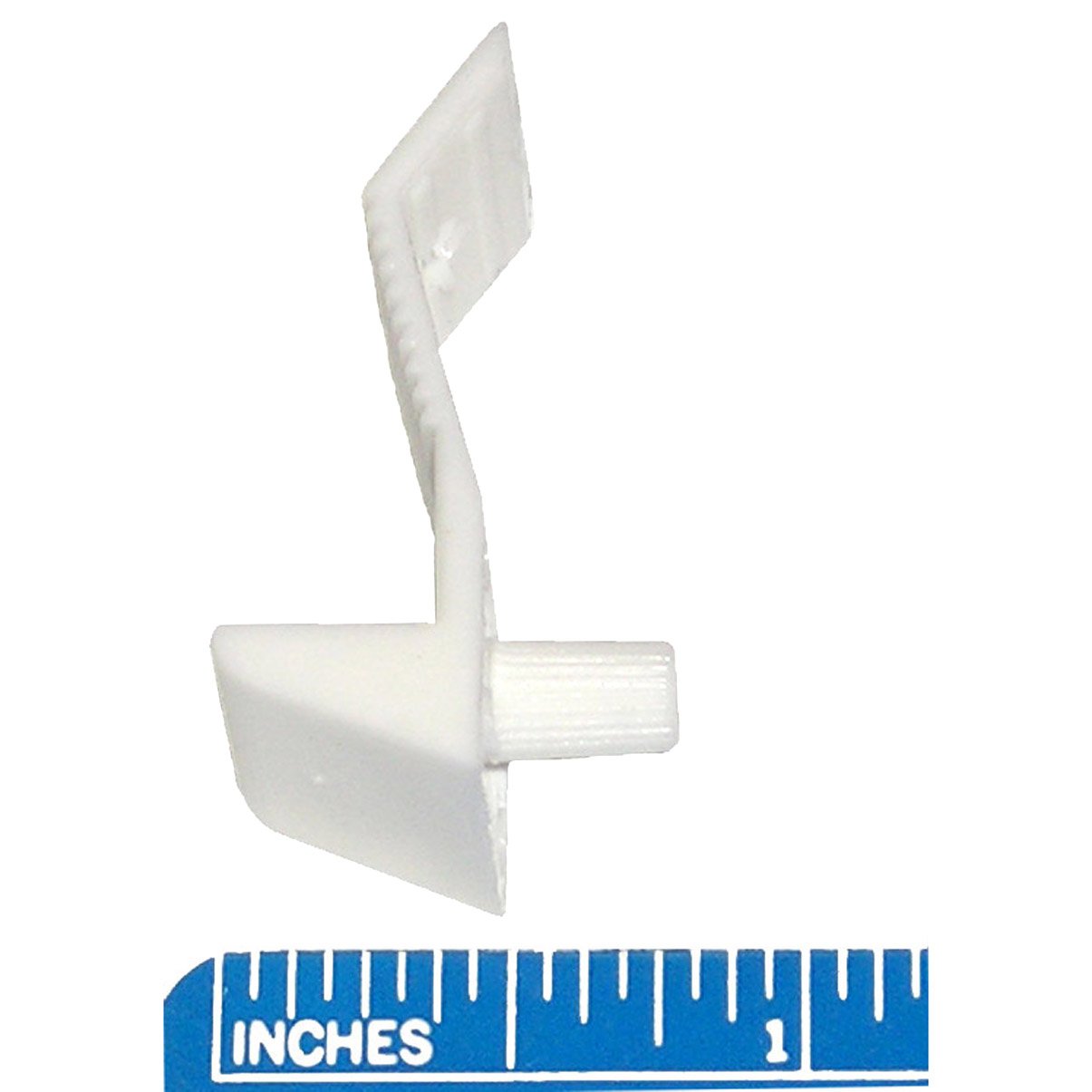White Plastic Shelf Rest / Support / Peg for 5mm Hole (12 Pack)