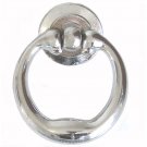 Chrome Ring Style  Drop Pull 1-1/2"