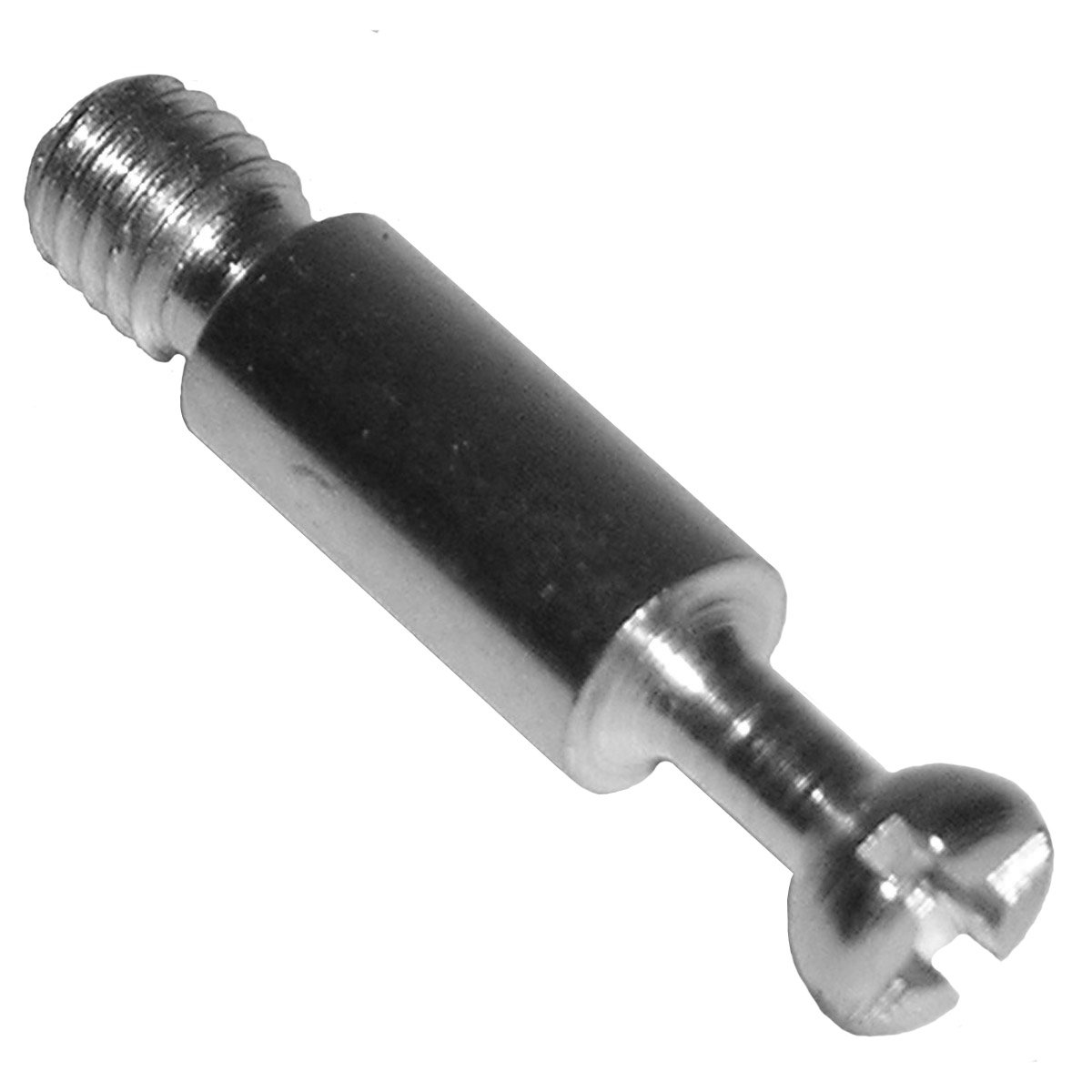 6mm x 24.5mm Cam Lock Dowel Pin, 32mm Overall Threaded M6 x 1.0, For
