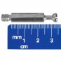 6mm x 34.5mm Cam Lock Dowel Pin, 42mm Overall Threaded M6 x 1.0, For Disc Furniture Connectors 10 Pk