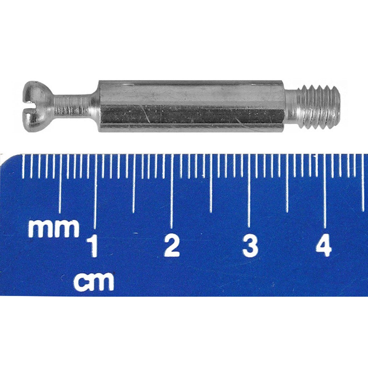 6mm x 34.5mm Cam Lock Dowel Pin, 42mm Overall Threaded M6 x 1.0, For
