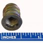 8mm M8 x 1.25 Threaded Wood Screw Thread Inserts with Flange 17mm Long 10 Pack