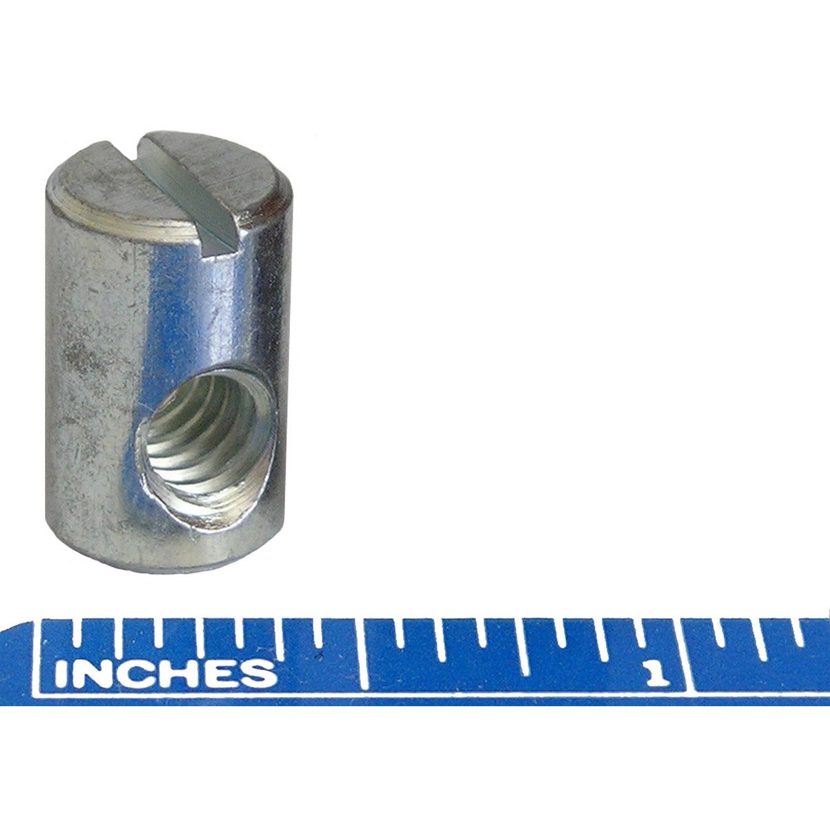 1/4" x 20 TPI Barrel Nuts 5/8" High 3/8" Diameter Cross Dowel Fastener (10 Pack)