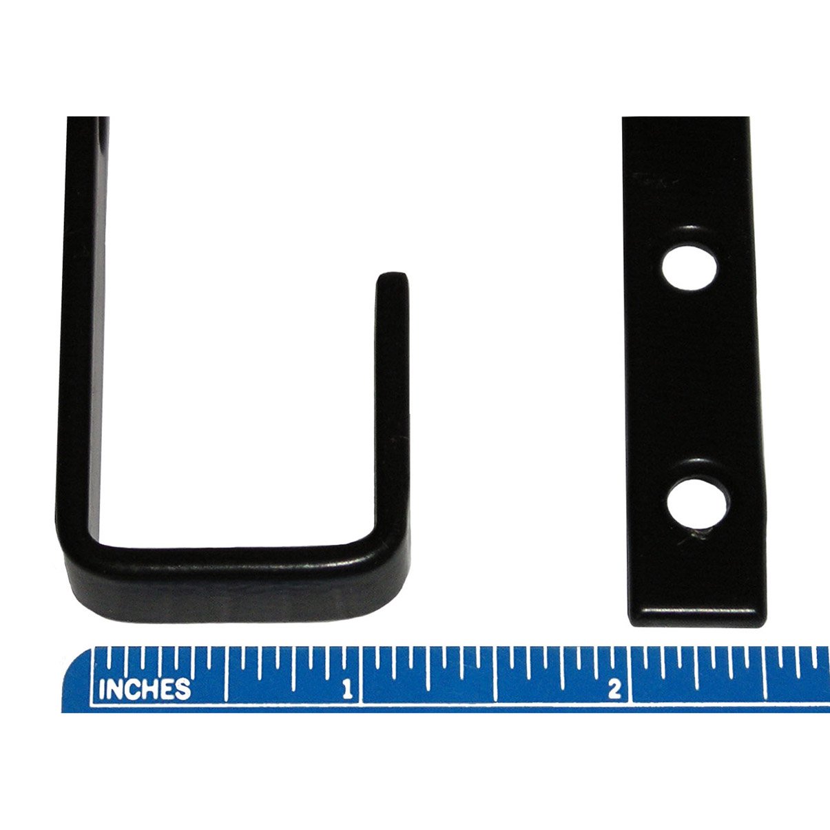 1" Bunk Bed Ladder Hooks 1/2"W x 39/16" Black Finish over 11ga. Steel
