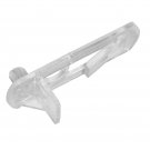1/4" Post Clear Plastic Shelf Support for 5/8" Thick Shelf, Locking Style (4 Pack)