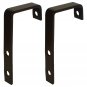 1-1/2" Bunk Bed Ladder Hooks 1/2"W x 3-7/16"H Black Finish over 11ga. Steel