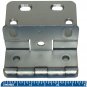 Terry 74 ANSI BIFMA Grade 1 Institutional Hinge, 5 Knuckle, Silver, 1/2" Overlay