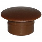 12mm x 8mm x 18mm Brown Plastic Hole Filler Cover Caps (20 Pack)
