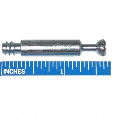 34.5mm (42mm Overall) Dowel Pin Bolt For Cam Lock Disc Furniture Connectors For 5mm Hole (4 Pk.)