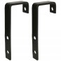 1-1/4" Bunk Bed Ladder Hooks 1/2"W x 3-11/16"H Black Finish over 11ga. Steel