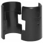 Wire Shelf Locking Clips - Black Tapered Plastic for 1" Tube 16 Clips