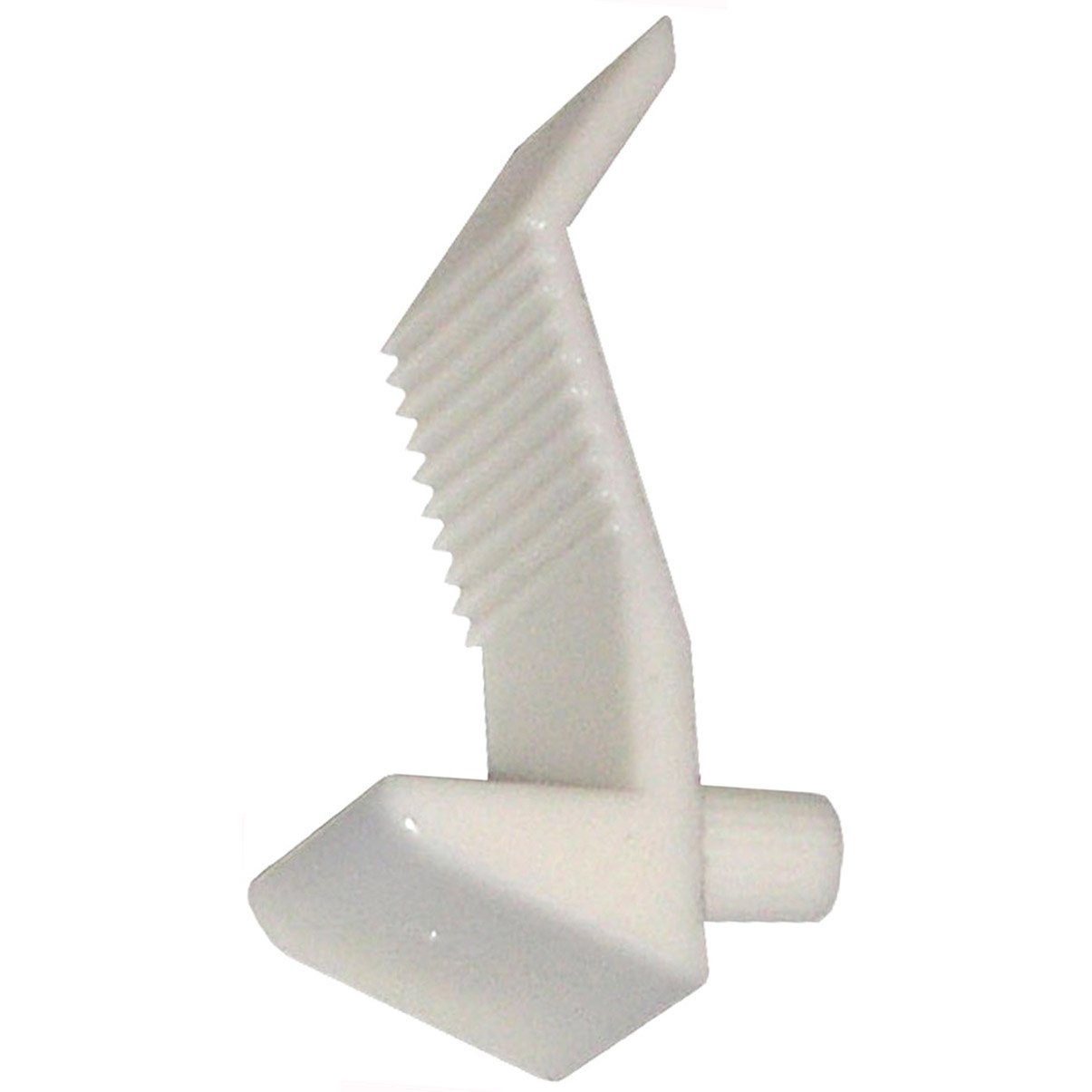 White Plastic Shelf Rest / Support / Peg for 5mm Hole (12 Pack)