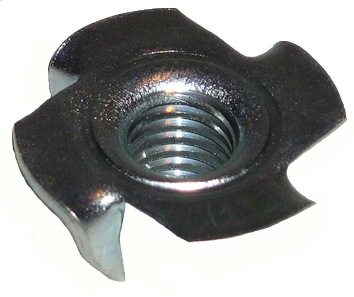 8mm Metric TNuts Prong Drive In Style 22mm Flange Diameter Steel 4