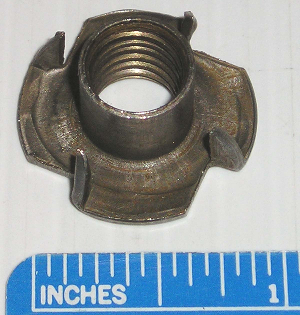 10mm Metric TNuts Prong Drive In Style 25mm Flange Diameter Steel 4