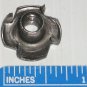 6mm Metric T-Nuts Prong Drive In Style 19mm Flange Diameter Steel 10 Pack Threaded M6 x 1.0