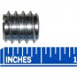6mm M6 x 1.00 Threaded Socket Inserts for Wood, 12mm Long 10 Pack