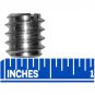 6mm M6 x 1.00 Threaded Socket Inserts for Wood, 12mm Long 10 Pack