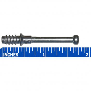 34mm (45.5mm Overall) Dowel Pin Bolt For Cam Lock Disc Furniture Connectors For 5mm Hole (4 Pk.)