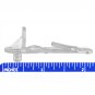5mm Post Clear Plastic Shelf Support for 5/8" Thick Shelf, Locking Style (8 Pack)