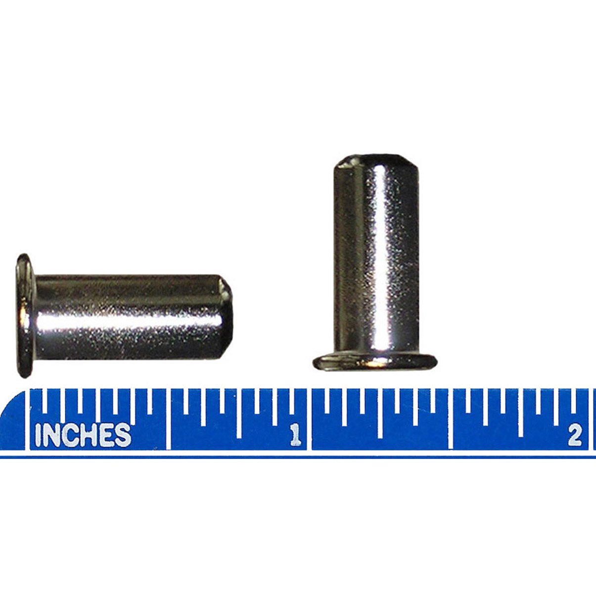 1/4" 20 TPI Chrome Furniture Connector Cap Nuts 13mm Diameter Head