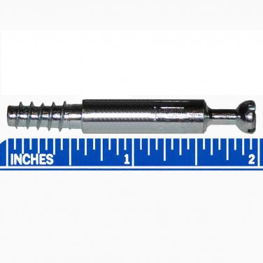 34.5mm (50mm Overall) Dowel Pin Bolt For Cam Lock Disc Furniture Connectors For 5mm Hole (4 Pk.)